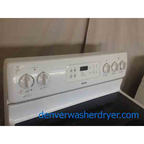 Electric Kenmore glasstop stove 2273 Denver Washer Dryer