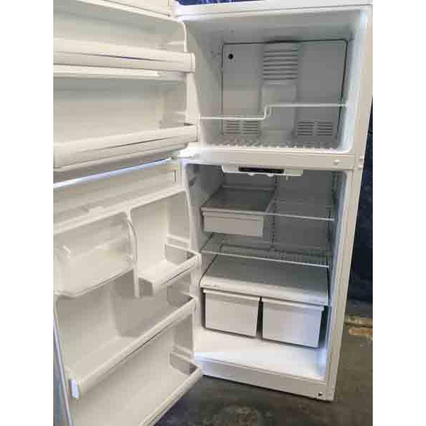Discount Refrigerator, GE, White, 18 cu ft, 1Year Warranty 3136