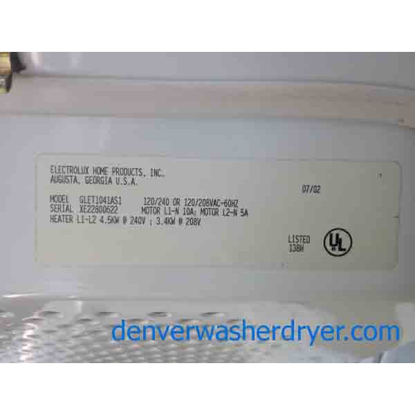 Frigidaire 27" Stacked Washer Dryer Combo 2281 Denver Washer Dryer