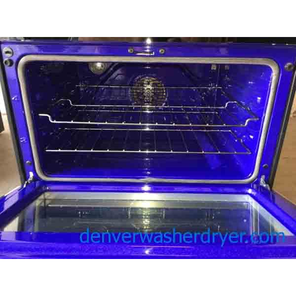 Barely Used Stainless Gas 30" Range, LG Double Oven, 5Burner, 5Year