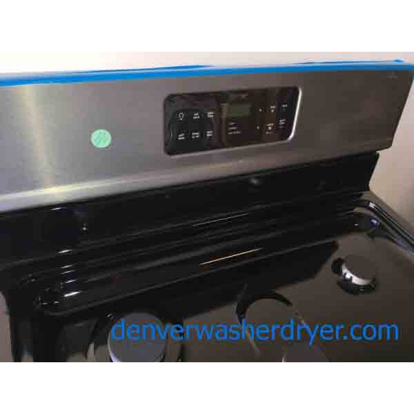 NEW! Frigidaire Freestanding Gas Range, 30", Stainless, Scratch/Dent