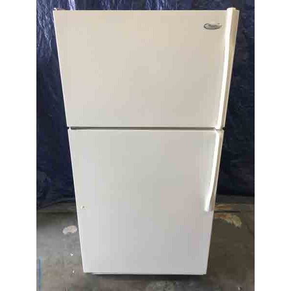 Whirlpool Refrigerator, 20.5 cu ft, Almond, 1-Year Warranty