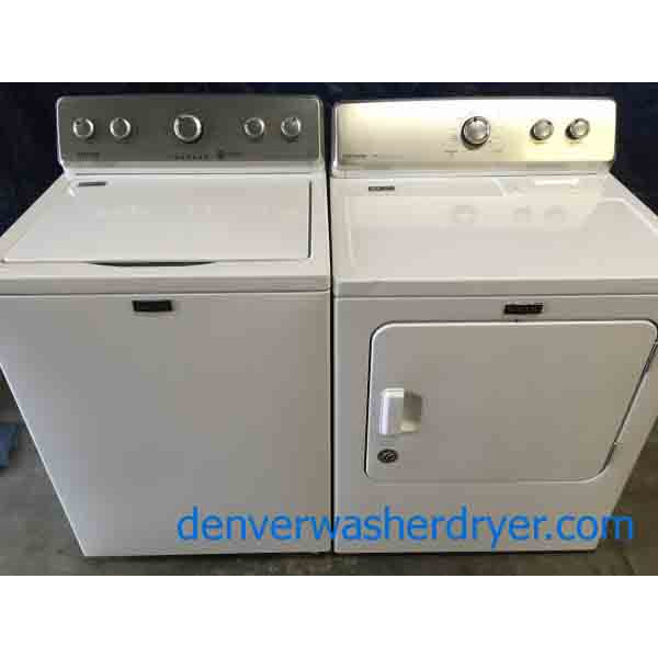 2016 Model Maytag Bravos Laundry Set, HE with Agitator! 1-Year Warranty