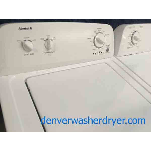Admirable Amana White Washer with Matching Electric Dryer! Full-Size