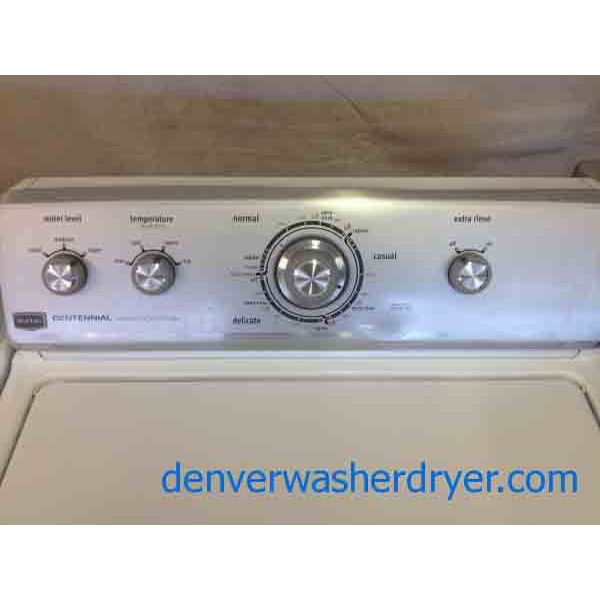 Marvelous Maytag Washer/Dryer Set, Only a Couple of Years Old!