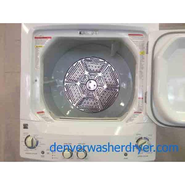 Kenmore 27" Newer Model Stacked Washer and Dryer 2323