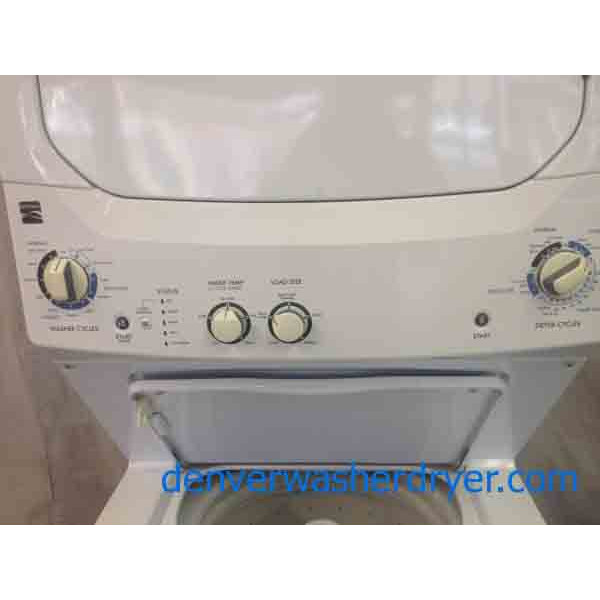 Kenmore 27" Newer Model Stacked Washer and Dryer 2323