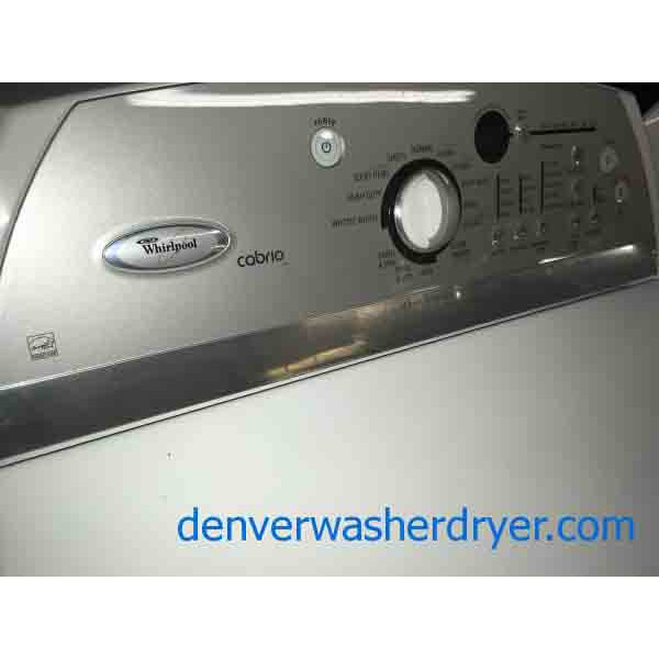 Direct-Drive High-Efficiency Top-Load Laundry Set, Electric Dryer, 1-Year Warranty