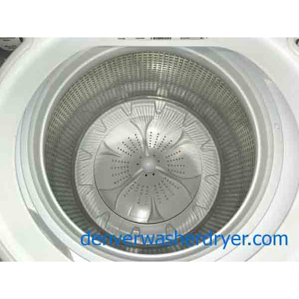 Direct-Drive High-Efficiency Top-Load Laundry Set, Electric Dryer, 1-Year Warranty