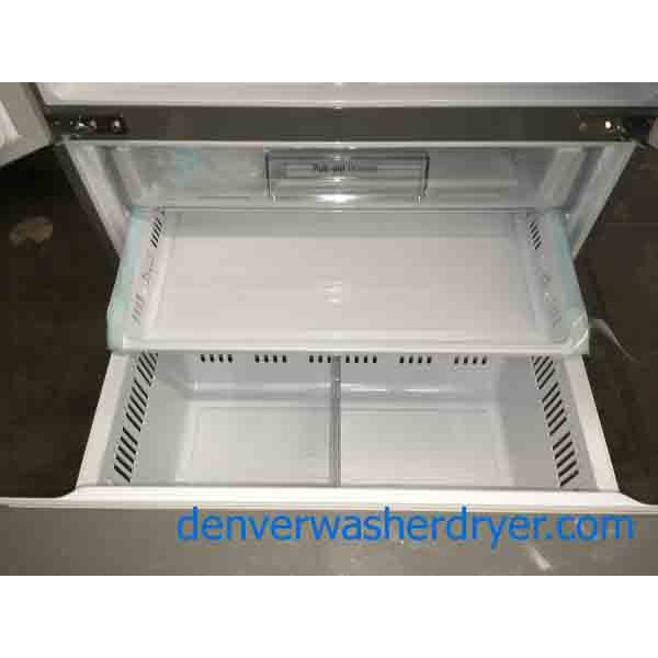 Brand-New Stainless Refrigerator, LG Inverter Linear Compressor, Super Efficient, 1-Year Warranty, 31.7 Cu. Ft.