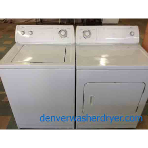 White Whirlpool Extra Large Capacity Set!