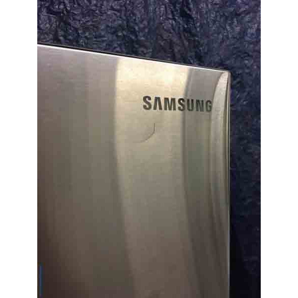 Brand-New 17.5 Cu. Ft. Stainless-Steel Samsung French-Door Refrigerator, 33″ Wide, 1-Year Warranty!