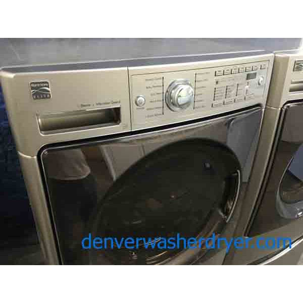 High End Kenmore (by LG) Laundry Set On Pedestals, Electric, Direct