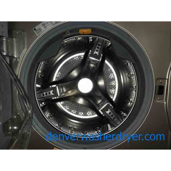 High End Kenmore (by LG) Laundry Set On Pedestals, Electric, Direct