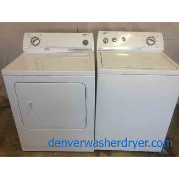 Whirlpool Super Capacity Plus Washer Dryer Set!
