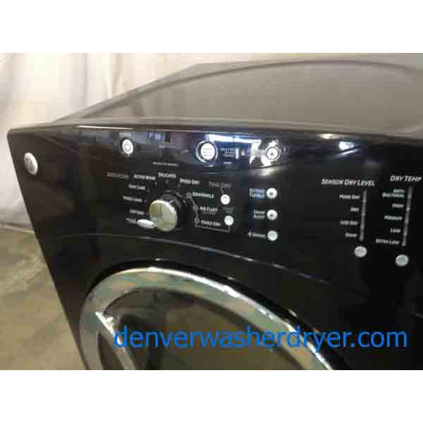 Stunning Black GE FrontLoading Washer with Matching Dryer! 2363