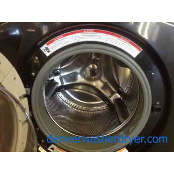 Stunning Black GE FrontLoading Washer with Matching Dryer! 2363