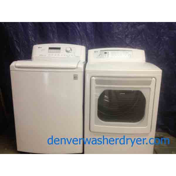 LG Washer and Dryer with Stainless Drums 2431 Denver Washer Dryer