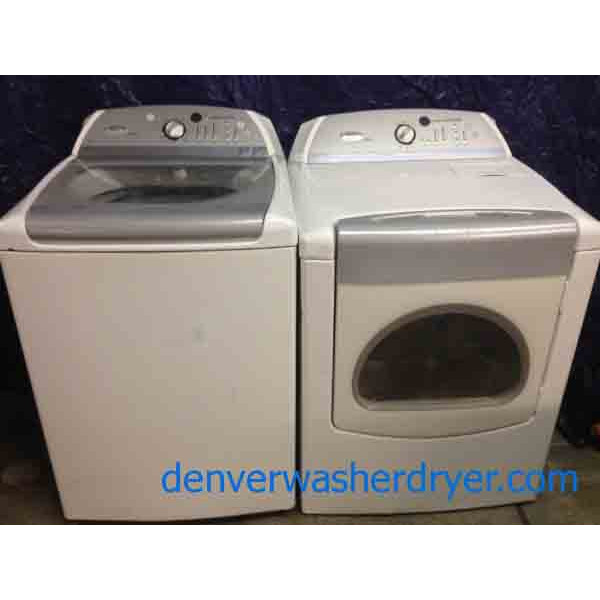 Scratched and Dented HE Whirlpool Cabrio Washer/Dryer Set! 2442