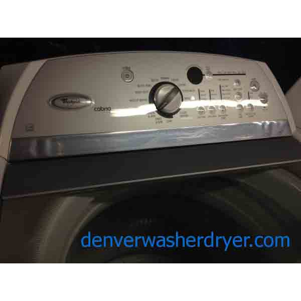 Scratched and Dented HE Whirlpool Cabrio Washer/Dryer Set! 2442
