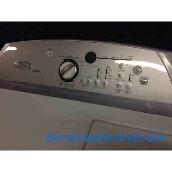 Scratched and Dented HE Whirlpool Cabrio Washer/Dryer Set! 2442