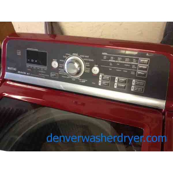 Crimson Red Maytag Bravos Washer! 2470 Denver Washer Dryer