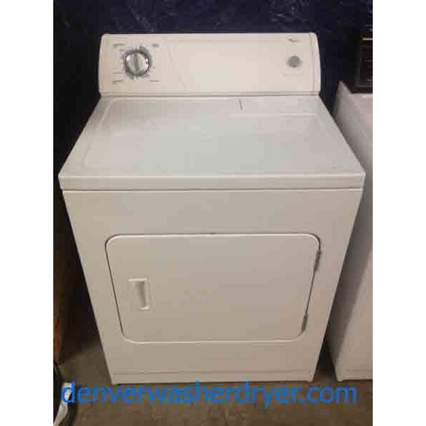 User-Friendly Whirlpool Dryer!
