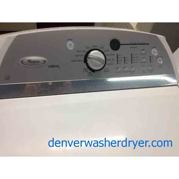 High-Efficiency Whirlpool Cabrio Washer/Dryer Set!