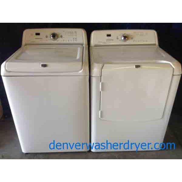 High-Efficiency Maytag Bravos Washer/Dryer Set!