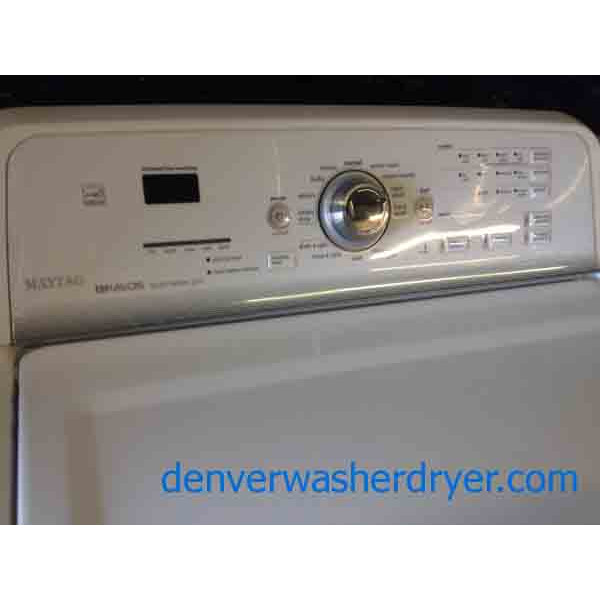 High-Efficiency Maytag Bravos Washer/Dryer Set!
