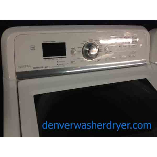 High-Efficiency Maytag Bravos Washer/Dryer Set!