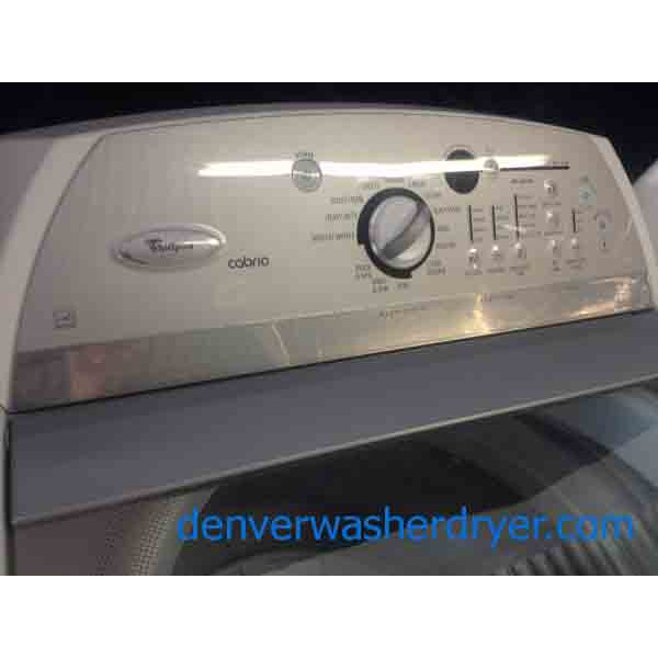 High-Efficiency Whirlpool Cabrio Washer/Dryer Set!