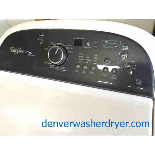 H.E. Whirlpool Cabrio Platinum Washer! 2512 Denver Washer Dryer