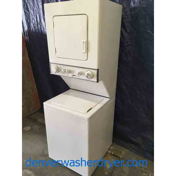 24" Wide 110v Stacked Kenmore Washer/Dryer Set! 2537 Denver Washer