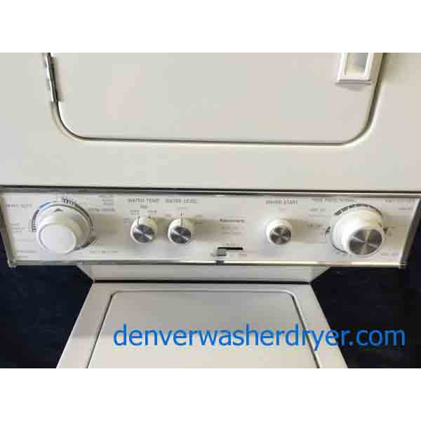 24" Wide 110v Stacked Kenmore Washer/Dryer Set! 2537 Denver Washer