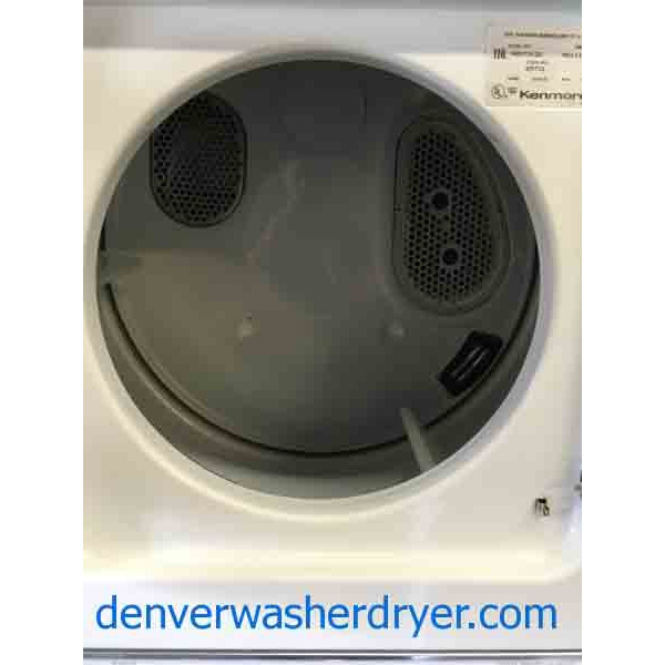 24" Wide 110v Stacked Kenmore Washer/Dryer Set! 2537 Denver Washer