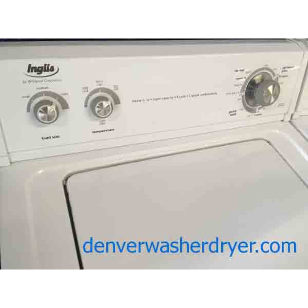 Basic, User-Friendly Whirlpool Inglis Washer/Dryer Set!