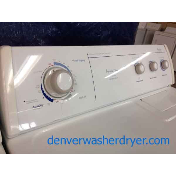Great Whirlpool Imperial Washer/Dryer Set!