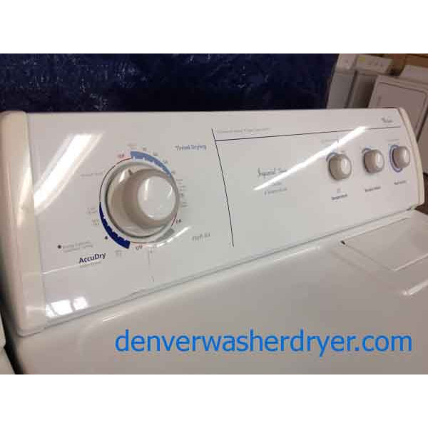 Great Whirlpool Imperial Washer/Dryer Set! 1131 Denver Washer Dryer