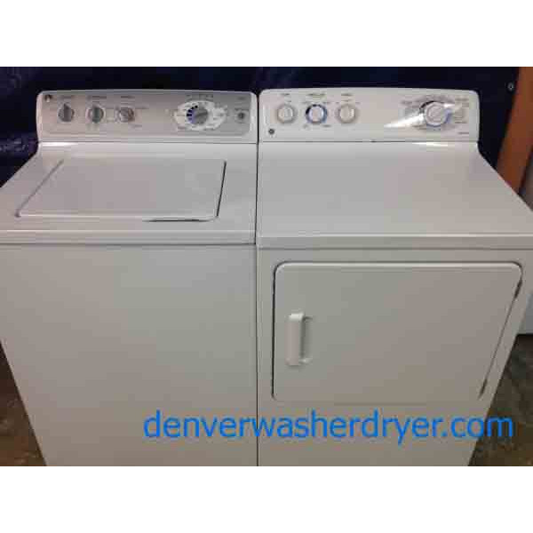 GE Washer/Dryer Set, Energy Star, Stainless Steel Basket and Drum