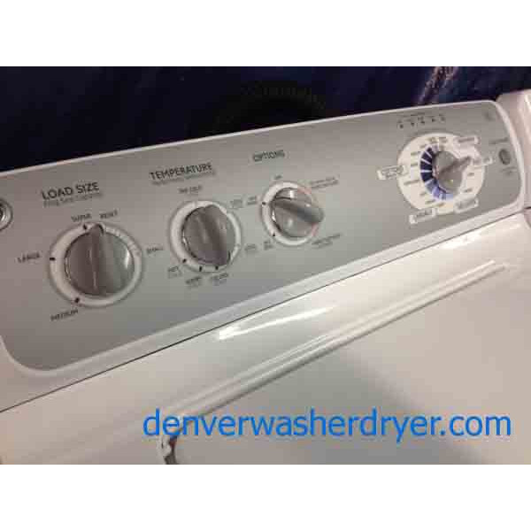 GE Washer/Dryer Set, Energy Star, Stainless Steel Basket and Drum