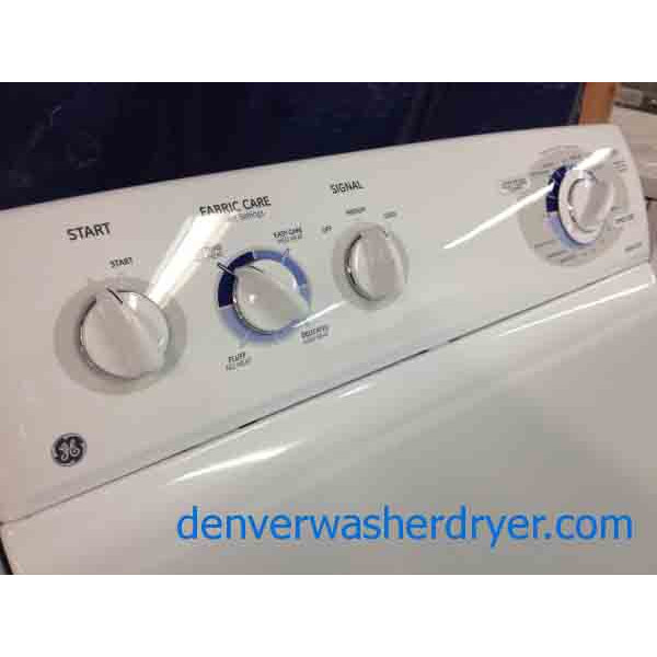 GE Washer/Dryer Set, Energy Star, Stainless Steel Basket and Drum