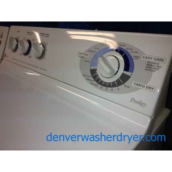 Electrifying GE Profile Washer/Dryer Matching Set, Prodigy Models