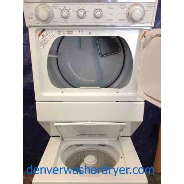 Whirlpool Stack Washer/Dryer, Full Size, Heavy Duty, Amazing!!