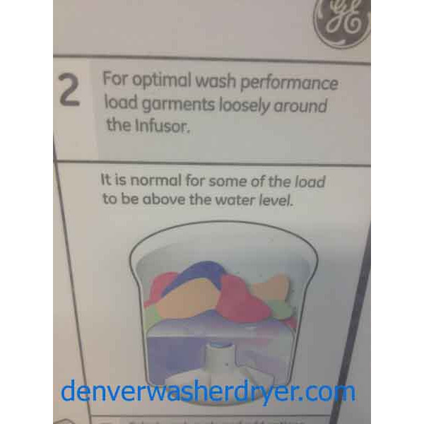 GE Washer/Dryer, energy star, high efficiency 668 Denver Washer Dryer