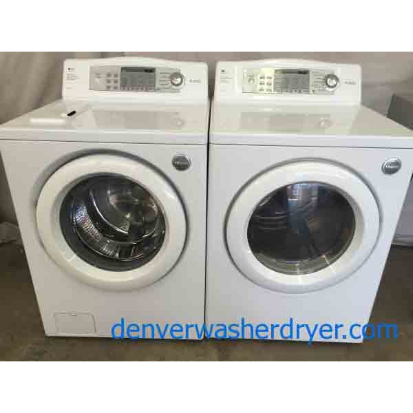 AMAZING LG Tromm Washer/Dryer, Stainless Steel Drums, Gas Dryer 2048
