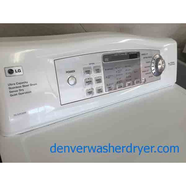 AMAZING LG Tromm Washer/Dryer, Stainless Steel Drums, Gas Dryer 2048
