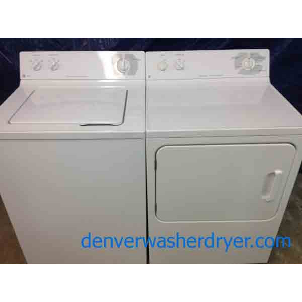 GE Washer/Dryer Set, Simple and Clean, Ready to Use!