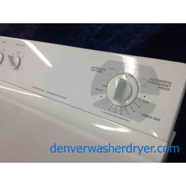 GE Washer/Dryer Set, Simple and Clean, Ready to Use!