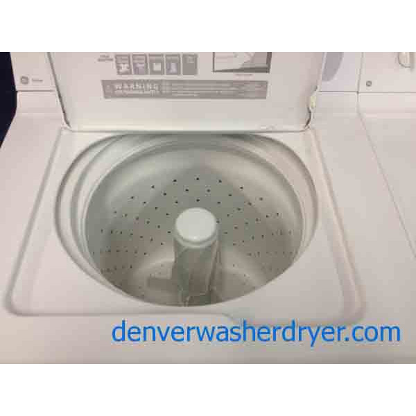 GE Washer/Dryer Set, Simple and Clean, Ready to Use!